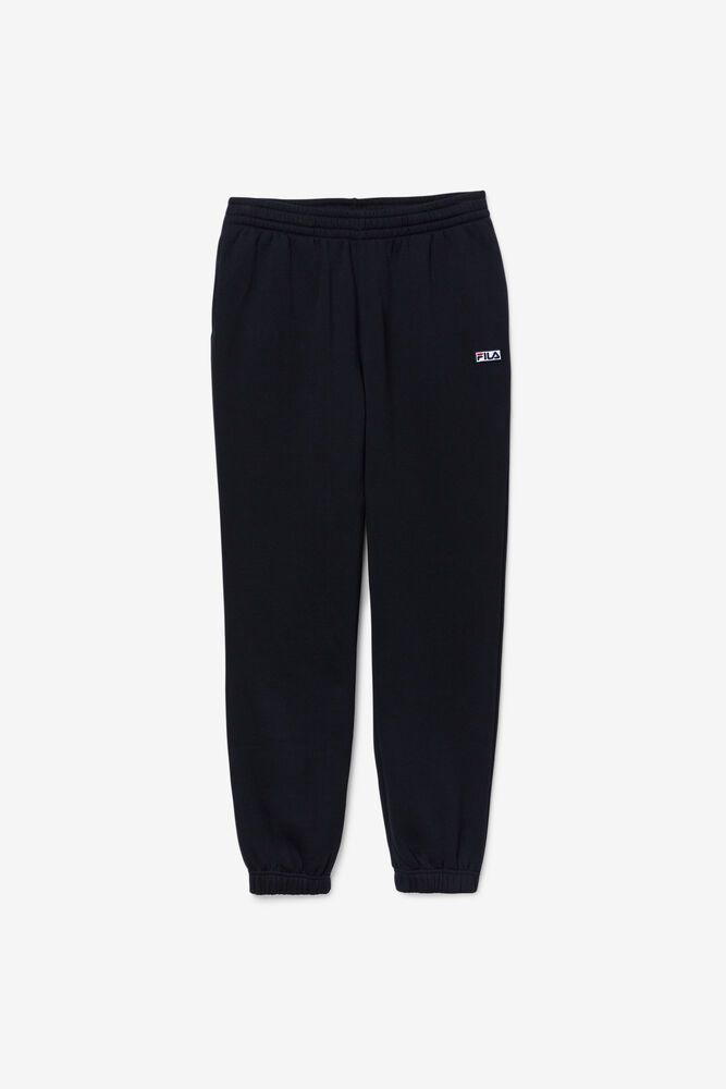 Fila Lassie Jogger Black Pants Womens - NZ 92678-EVHI